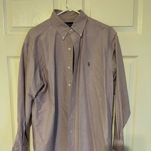 Light purple Polo dress shirt size 15 1/2 32x33